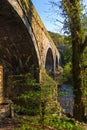 Bridge over the Dee river. Llangollen, Denbighshire, Wales