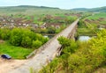 Bridge over Dnister river, Ukraine Royalty Free Stock Photo