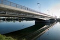 Bridge over drava in ptuj city close to Ptujsko jezero