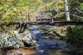 Bridge over Fallingwater Creek Royalty Free Stock Photo