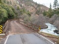 Bridge over the Feather River, Northern California Royalty Free Stock Photo