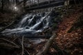 Bridge over Forsakar Upper Falls