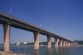 Bridge over Godavari river, Nanded, Maharashtra, India Royalty Free Stock Photo