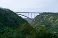 Bridge over a green valley