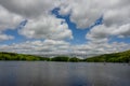 Bridge Over High Water on the St. Croix River Royalty Free Stock Photo