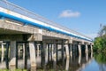 Bridge over J Blanchard Park Orlando Florida Royalty Free Stock Photo