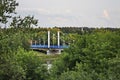 Bridge over Kotorosl river in Yaroslavl. Russia