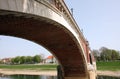 Bridge over the Kupa, Croatia Royalty Free Stock Photo