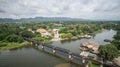 Bridge Over Kwai River, Kanchanaburi, Thailand Royalty Free Stock Photo