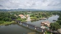 Bridge Over Kwai River, Kanchanaburi, Thailand Royalty Free Stock Photo