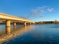 Commonwealth Avenue Bridge, Canberra Australia Royalty Free Stock Photo