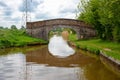 Bridge over the Llangollen canal Royalty Free Stock Photo