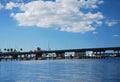 Bridge over the Manatee River, Bradenton, Florida Royalty Free Stock Photo