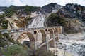 Bridge over a Marble Mine Royalty Free Stock Photo