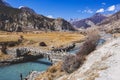 Marsyandi River in Nepalese Himalayas Royalty Free Stock Photo