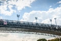 The bridge over the Moscow river Royalty Free Stock Photo