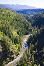 From Bridge over the Moyie River gorge North Idaho