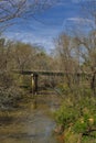 The Bridge over Mullberry Creek Royalty Free Stock Photo