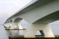 Bridge over the Oosterschelde in Holland Royalty Free Stock Photo