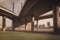 A bridge over the rhine in dusseldorf Royalty Free Stock Photo