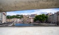 A bridge over the rhone in Lyon Royalty Free Stock Photo