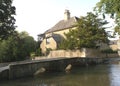 Bridge over River Avon in Malmesbury, Wiltshire, England Royalty Free Stock Photo