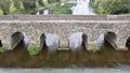 Bridge over river Boyne. Bective Abbey. Trim. county Meath. Ireland. Royalty Free Stock Photo