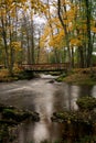 A bridge over a river