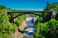 Bridge Over River Gorge - Ausable Chasm - Keeseville, NY