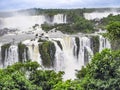 Bridge over the River Iguacu in Brazil Royalty Free Stock Photo