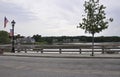 Bridge over River from Kennebunkport in Maine state of USA Royalty Free Stock Photo