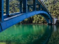 Bridge over the river Krka in Krka National Park in Croatia Royalty Free Stock Photo