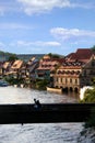 Bridge over a river in the med