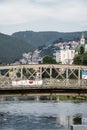 Bridge over river Miljacka in Sarajevo Royalty Free Stock Photo
