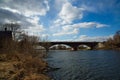 The bridge over the river Pakhra.