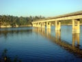 Bridge over the river Royalty Free Stock Photo