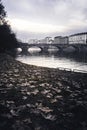 Bridge over the river Po in Turin Royalty Free Stock Photo