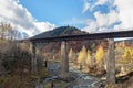 Bridge over the river Prut in Yaremche, Ukraine Royalty Free Stock Photo