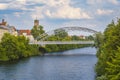 Bridge over the river Regnitz in Bamberg