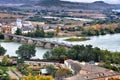 The bridge over the river Ebro in Spain Royalty Free Stock Photo