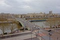 Bridge over river Seine in Rouen Royalty Free Stock Photo