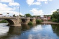 Bridge over the River Severn in Bridgnorth in Shropshire, UK Royalty Free Stock Photo