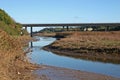 Bridge over River Teign Royalty Free Stock Photo
