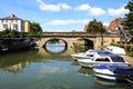 Bridge over River Thames, Oxford. Royalty Free Stock Photo