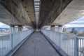 Bridge over the river under the Radotin Bridge