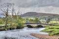 Bridge over the River Ure, Near Hawes, Yorkshire Dales Royalty Free Stock Photo