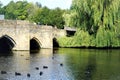 Bridge over the river Wye, Bakewell, Derbyshire, UK