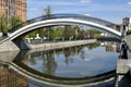 Bridge over the river Yauza, Moscow