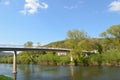 Bridge over the sauer Royalty Free Stock Photo