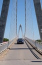 Bridge over the Sava River in Martinska Ves, Croatia Royalty Free Stock Photo